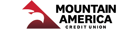 Mountain America Credit Union Logo - Red triangle with white eagle head