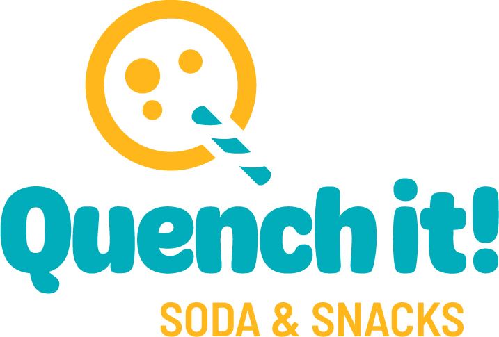 circle looking like the top of a cup with soda with a straw on lower right side, making a Q shape
